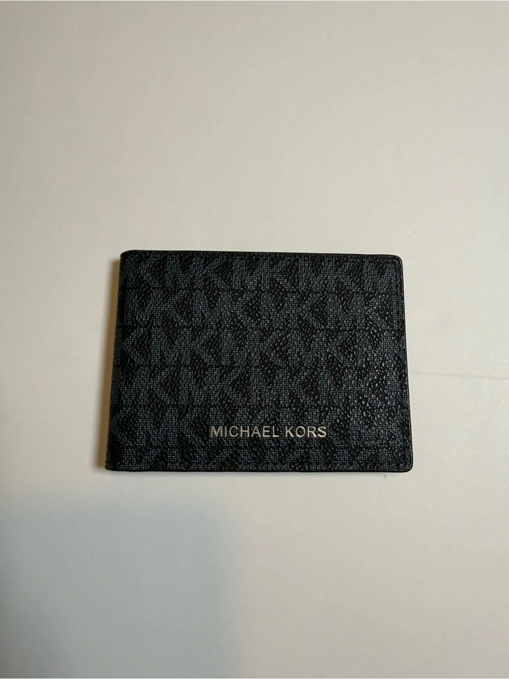 Michael Kors Cooper Logo Billfold Wallet with Removable Passcase Navy